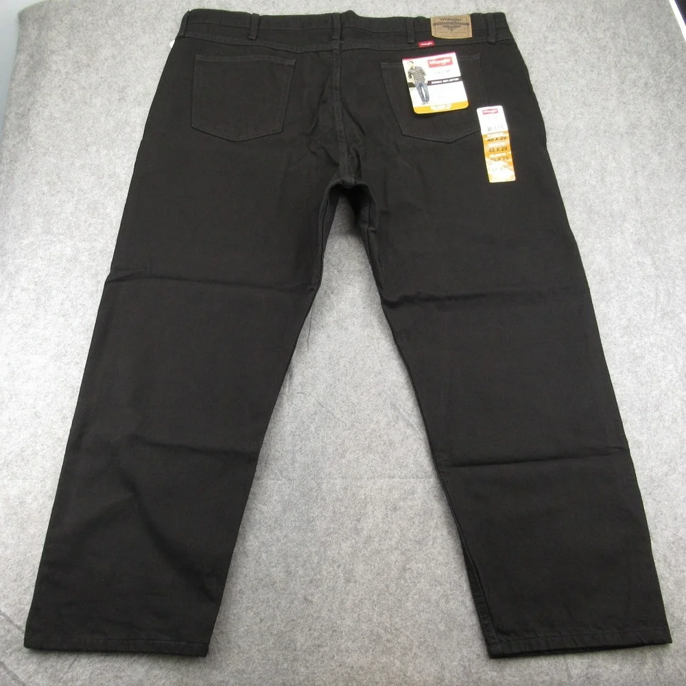 Wrangler Mens Relaxed Fit Straight Jean Size 48x29 (Measures 48x30)